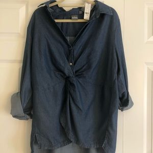 BRAND NEW Jean Blouse NWT